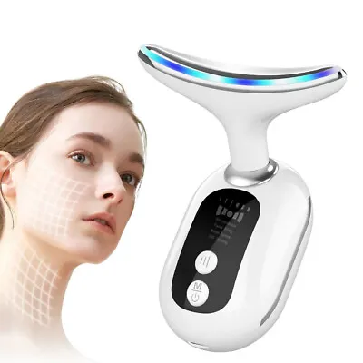 Microcurrent Multifunctional Facial Massager Neck Wrinkle Removal Machine Women • $15.30