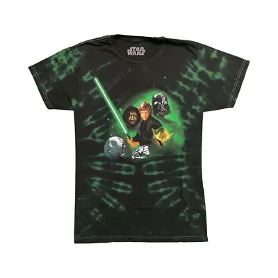 Star Wars: Return Of The Jedi Green Wash T-Shirt Sz S • $14.99
