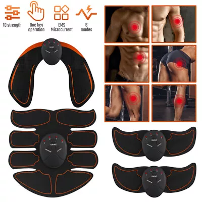 EMS Abdominal Muscle Toning Trainer ABS Stimulator Toner Fitness Binder Gym Belt • $17.19