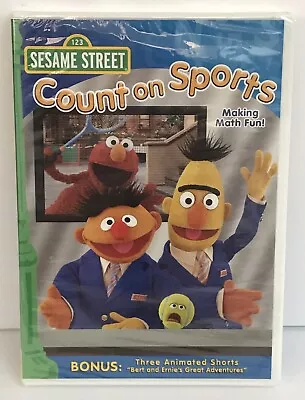 Sesame Street Math Preschool Learning- Count On Sports DVD New Sealed • $8.99