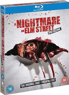 A Nightmare On Elm Street 1 To 7 NEW BLU-RAY (1000242944) [2011] • £29.99