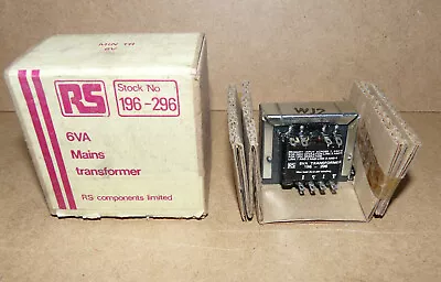 6 VA Mains Transformer 120/240 V Input • £22