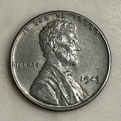 1943 Steel 1C Lincoln Cent No Mint Mark • $1.99