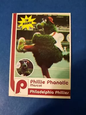 1978 Rookie Phillie Phanatic Mascot Nabisco Ritz • $15