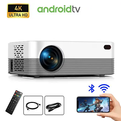 4K Mini Projector 7000 Lumen LED 1080P WiFi Bluetooth UHD Portable Home Theater • $73.99