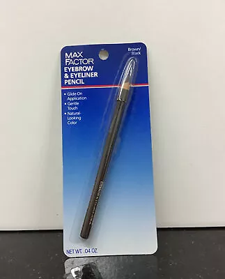 Max Factor Eyebrow & Eyeliner Pencilb *BROWN/BLACK .04 Oz As Pictured!!! • $8.40