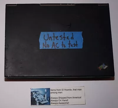 £97.79 • Buy IBM Thinkpad 760XD Type 9547 Laptop Intel Pentium Computer Rare - UNTESTED AS IS