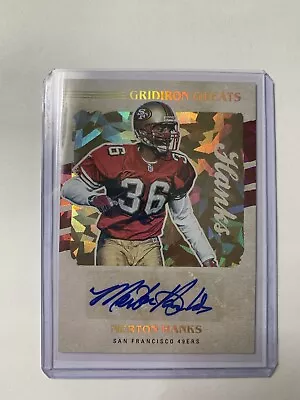 2023 Panini Donruss Merton Hanks Auto Gridiron Greats • $2.25