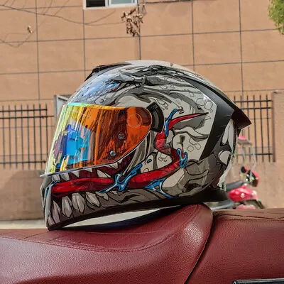 Soul Eater/3C DOT Certified Unisex Winter Bluetooth Full-Cover Motorcycle Helmet • $94.60