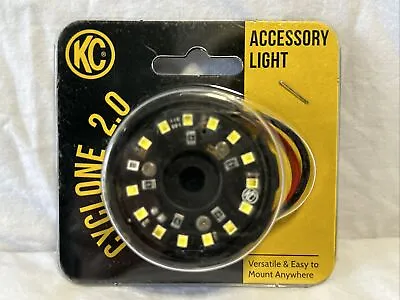 $41.95 • Buy KC HiLiTES Cyclone V2 LED Light Clear Lens (5W Flood Beam) (KCH-1358)
