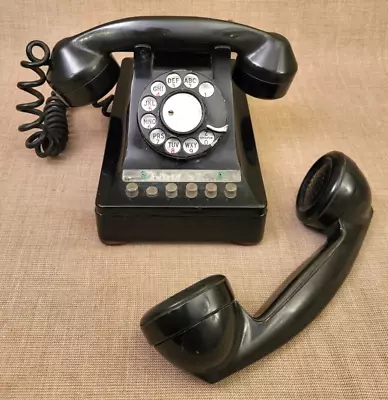 Vtg. Western Electric Bakelite Multi-Line Rotary Desk Phone Telephone - Rare! • $125