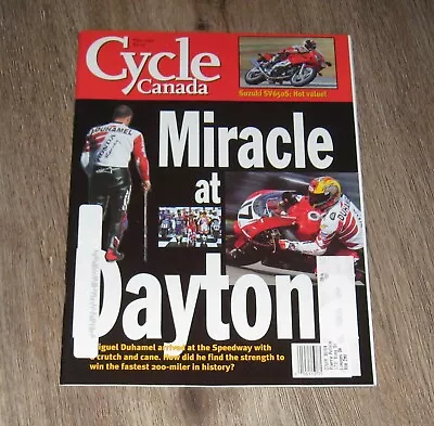 Cycle Canada Magazine May 1999 Motorcycles Miguel Duhamel SUZUKI SV650S • $10.93