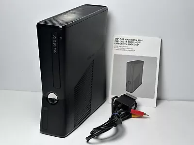 Xbox 360 S Console - Model 1439 Matte Black - Console Only Tested Working • $45.99