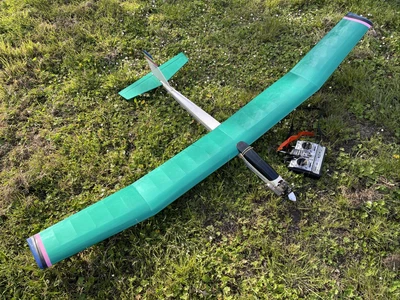 £70 • Buy Thunder Tiger Powered Glider 78” Span With Radio Engine RC Aeroplane Model Plane