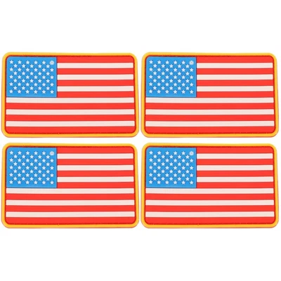 £8.27 • Buy  4 Pcs Stars Stripes Arm Shoulder Patches Motorcycle Vest Flag Repair