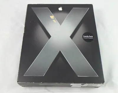 Mac OS X 10.4 Tiger Family Pack - 5 Client DVD (M9640Z/A) • $199.99