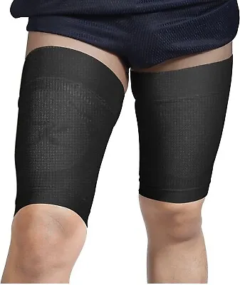 Leg Support Brace Hamstring Quad Thigh High Compression Sleeve Pain Relief(pair) • $13.99