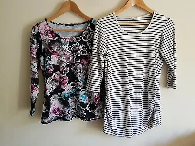 George And Papaya Maternity Size 12 Top Bundle (2 Items) • £6.50