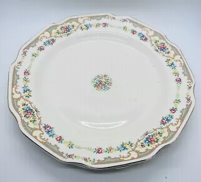 1930s Mount Clemens MILDRED Floral 9  Luncheon Plate USA • $15