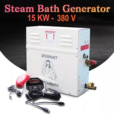 15KW Heavy Duty Steam Generator Self Drain Sauna Shower Steam Machine For Tubs • $489.98