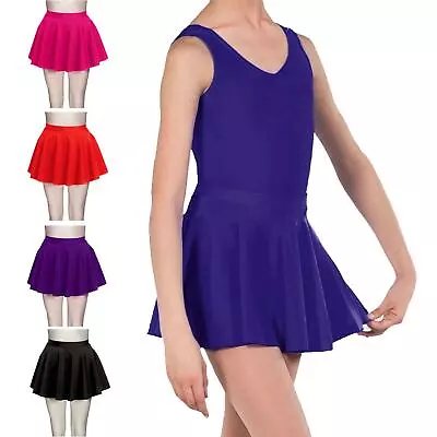 £6.99 • Buy Kids Girls Circular Skating Ballet Gymnastic Dance Short Tap Jazz Skater Skirt