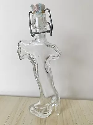 £12 • Buy Italy Souvenir Bottle Glass Boot Leg-Shaped Heeled Decanter Limoncello Craft