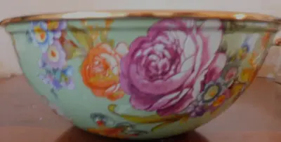 Mackenzie-childs Green  Flower Market Medium Everyday Bowlnew • $65