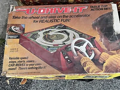 Rare Vintage 1974 Antique U-Drive-It Table Top Action Toy Set Pre-Owned Untested • $349.99