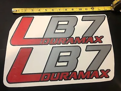 (2) LB7 LBZ LLY Decals - Stickers Vinyl Duramax GMC Chevy Roll Coal 4x4 Diesel  • $24.95