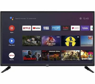 £119.99 • Buy LOGIK L32AHE19 Android TV 32  Smart HD Ready LED TV With Google Assistant
