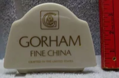 ** Vintage - GORHAM - FINE CHINA - Porcelain Store Display PLAQUE - NICE ** • $18.88