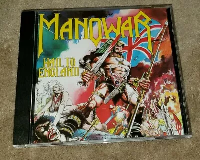 MANOWAR Cd HAIL TO ENGLAND  Magic Circle Music ‎– MCA 01160-2 • $40