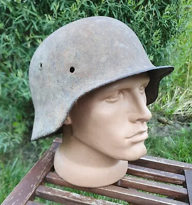 Original German Helmet M40 Relic Of Battlefield WW2 World War 2 • $179.99
