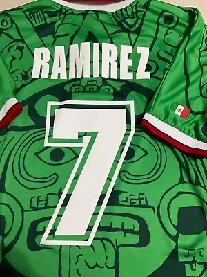 Mexico Mundial 98 Ramon RamÍrez  Xl  Authentic Shirt Aba Sport New With Tags • $175