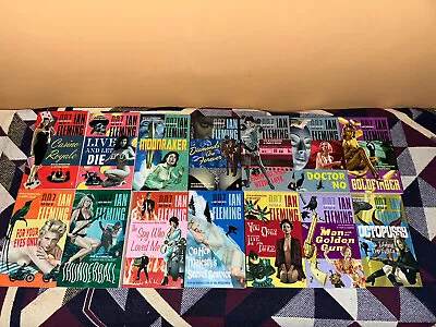 007 James Bond Penguin 14 Book Set Complete Ian Fleming RARE • $1200