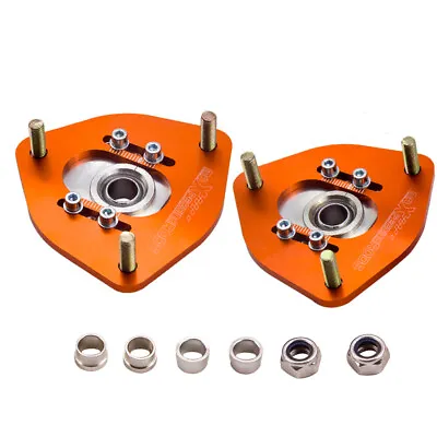 Pair Front Coil Top Hats Pillow Ball Camber Plate S13 S14 S15 For Nissan 240SX • $89