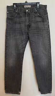 Vintage 90's Levi’s 505 Red Tab Acid Wash Black Jeans 505 36x34 • $26.99