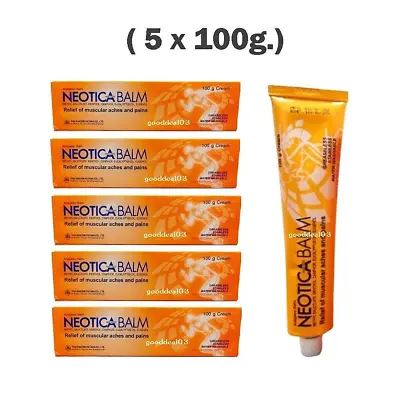 5 X Neotica Balm Massage Relief Cream Sport Pain Muscle Muay Thai Relaxing 100g. • $65.50