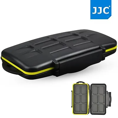 JJC Water-Resistant Anti-shock Storage Holder Memory Card Case For 12 SD Cards • $10.09