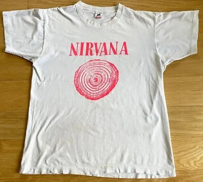 Vintage 1989 Nirvana Bleach Vestibule Sub Pop T-Shirt • $21.99