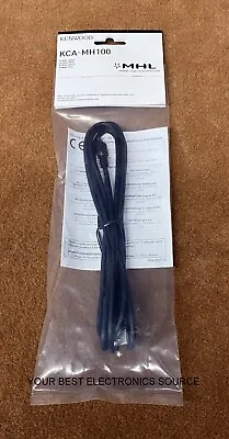 NEW Authentic Kenwood KCA-MH100 6' MicroUSB-to-HDMI MHL Cable For Android Phones • $24.90