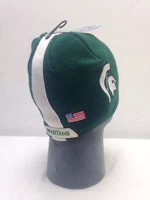 Michigan State Football Helmet Hat MSU Beanie Hat Skin College Winter Hat NCAA • $19.99