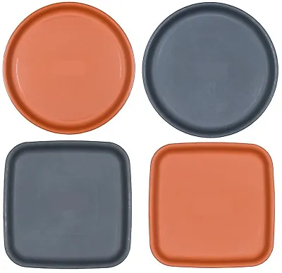 £4.50 • Buy Round Square Plastic Plant Pot Saucer Planter Water Drip Tray Base Plate