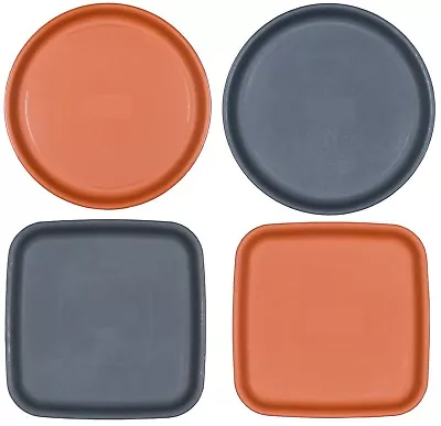 £4.50 • Buy Round Square Plastic Plant Pot Saucer Planter Water Drip Tray Base Plate