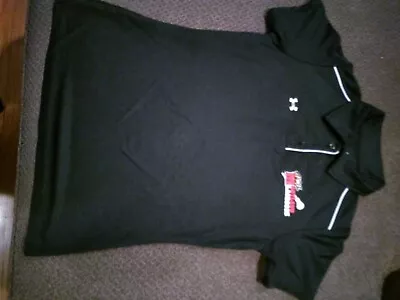 University Of Maryland Lacrosse Under Armour Golf Shirt Womens S EXCELLENT COND • $32