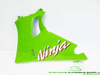 1996 Kawasaki Ninja Zx6 Oem Lime Green Left Lower Fairing Cowl Cowling 96 Zx6e • $54.95