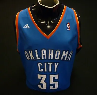 £21.95 • Buy Oklahoma City Basketball Jersey Durant #35 NBA Adidas Size XL