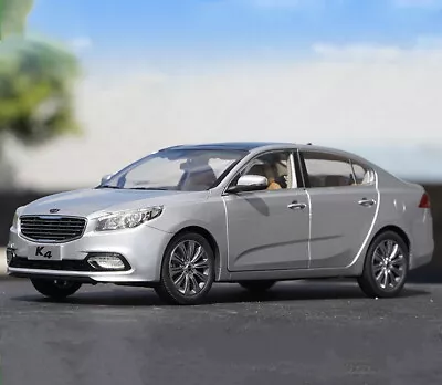 $68 • Buy 1/18 Scale KIA K4 2014 Silver Diecast Car Model Toy Collection Gift NIB