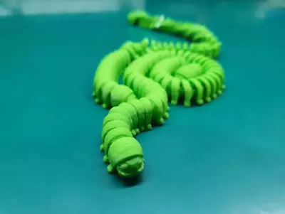 Flexi Millipede | Fidget Millipede W/moveable Body Joints | Desk Companion Gift • £24.10