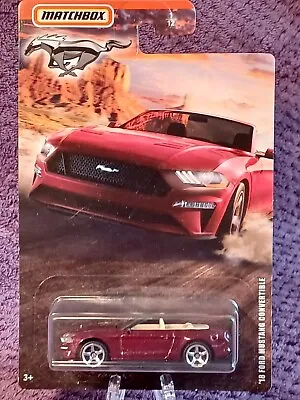 2020 Matchbox Ford Mustang Set ‘18 Ford Mustang Convertible Burgandy • $1.49